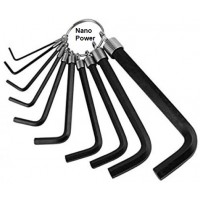 Metric Combination Hex Key Allen Wrench Set 1Mm To 10Mm Key