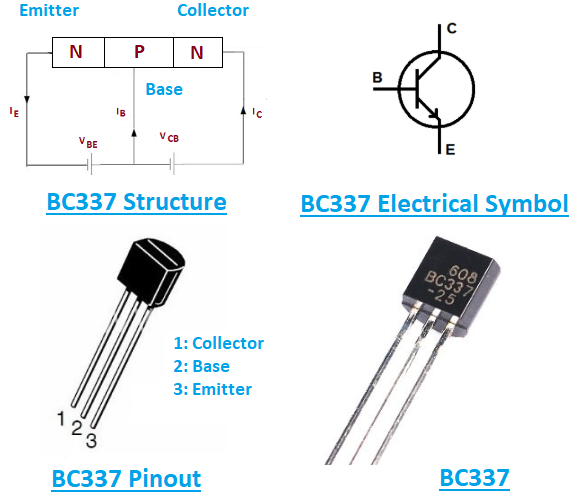 BC337 (100pcs pack)