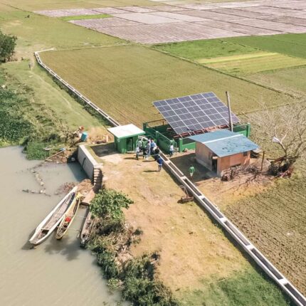 Solar irrigation plant